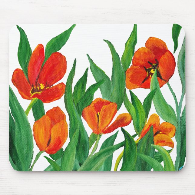 Mousepad Tulipas Vermelhas (Frente)