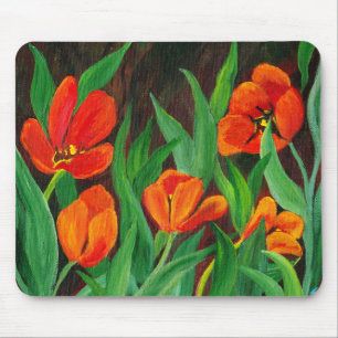 Mousepad Tulipas Vermelhas