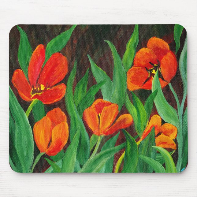 Mousepad Tulipas Vermelhas (Frente)