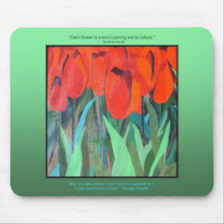 Mousepad Tulipas vermelhas por dlgblack sofinee.com