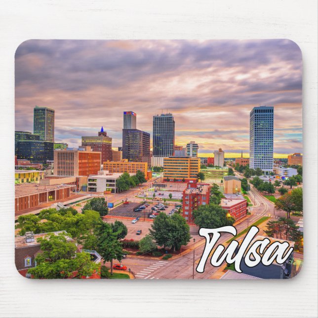 Mousepad Tulsa, Oklahoma, Estados Unidos (Frente)