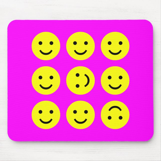 Mousepad Tumbindo - A cor-de-rosa magenta (Frente)