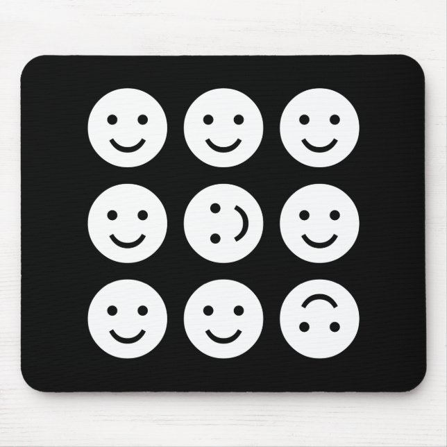 Mousepad Tumbindo - Preto e Branco (Frente)