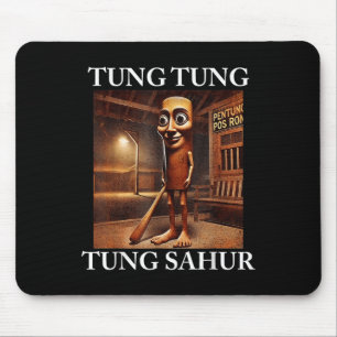 Mousepad Tung Tung Tung Sahur Itália Brainrot Meme Engraçad