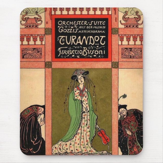 Mousepad Turandot, uma Ópera Puccini (Frente)