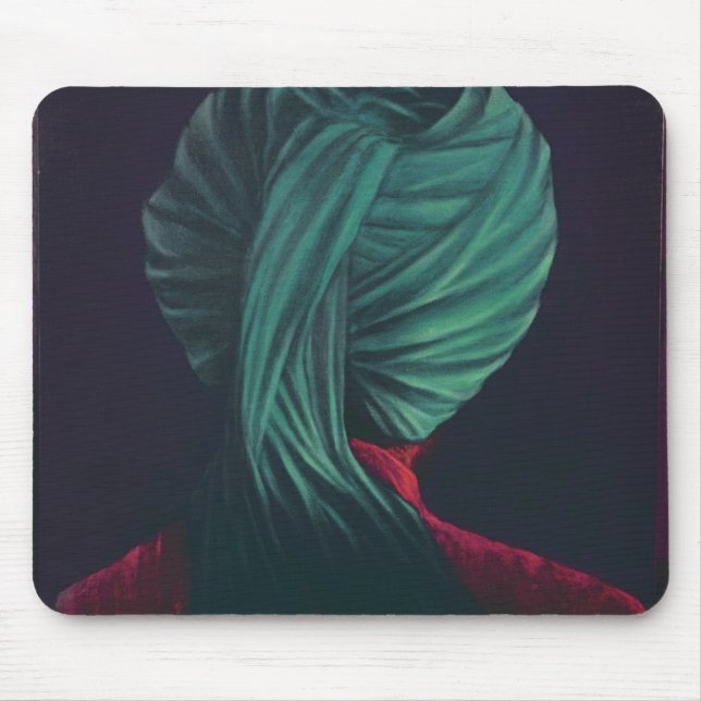 Mousepad Turbante verde (Frente)