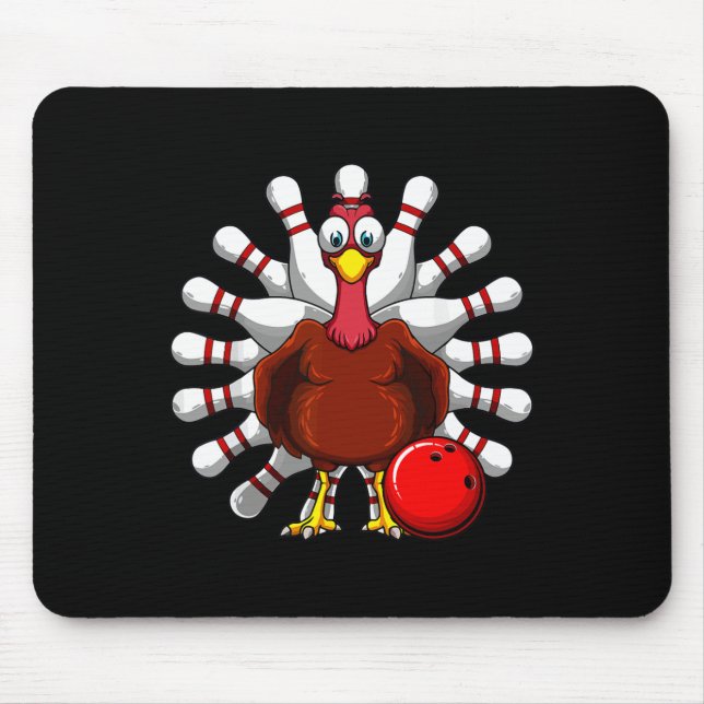 Mousepad Turcas Jogadores De Boliche Caiem Vibes Thanksgi (Frente)
