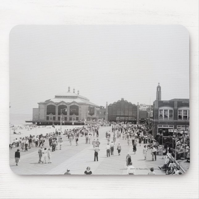 Mousepad Turistas do recurso no esplanade (Frente)