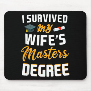 Mousepad Turma de 2026 sobreviveu esposa grau de mestre