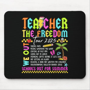 Mousepad Turnê pela Liberdade dos Professores 2025 Break Ve