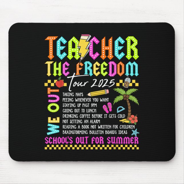 Mousepad Turnê pela Liberdade dos Professores 2025 Break Ve (Frente)