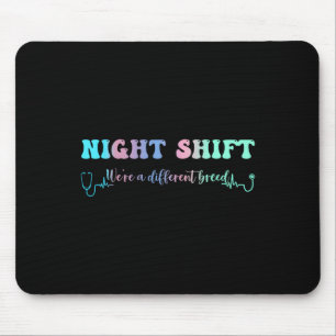 Mousepad Turno Noturno Enfermeiro De Diferentes Rn