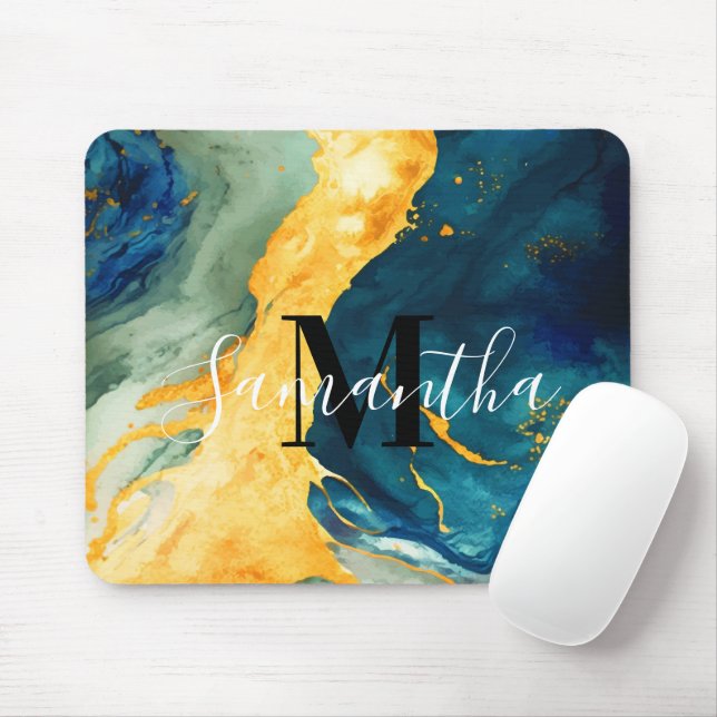 Mousepad Turquesa (Com mouse)