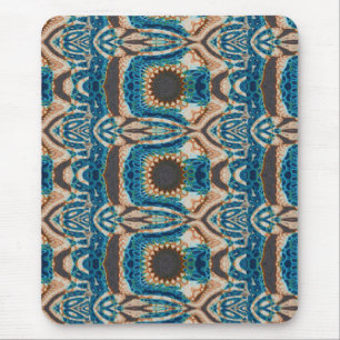 Mousepad Turquesa Dourada Sun Sudoeste Arte