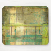 Turquesa e pintura de Abstrato verde
