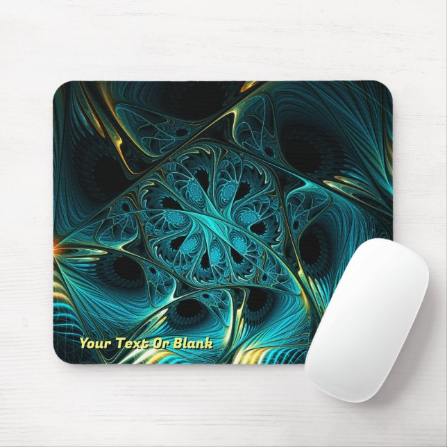 Mousepad Turquesa Elétrica (Com mouse)