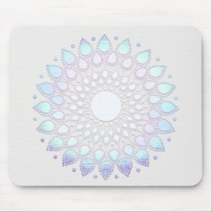 Mousepad Turquesa Lotus Flower Mandala