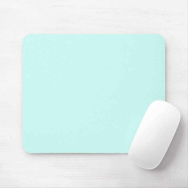 Mousepad Turquesa macia verde da menta sólida (Com mouse)