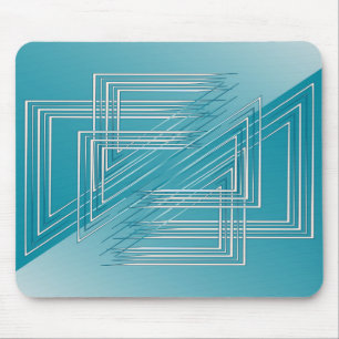 Mousepad Turquesa opaca branca