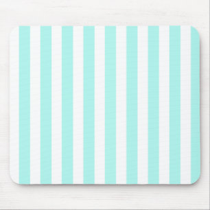 Mousepad Turquesas e listras brancas de doce