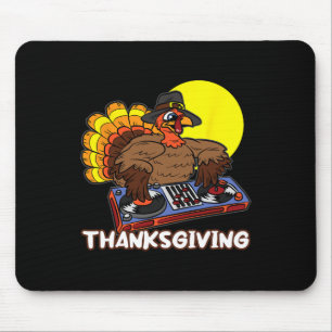 Mousepad Turquia DJ Dia de Ação de Graças Legal Fall Dance