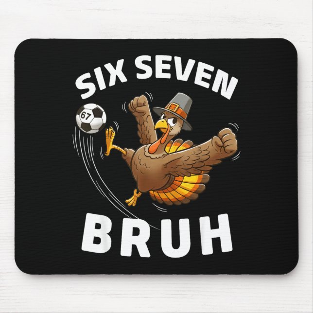 Mousepad Turquia Futebol 67 Seis Sete Meme Engraçado Bruh H (Frente)