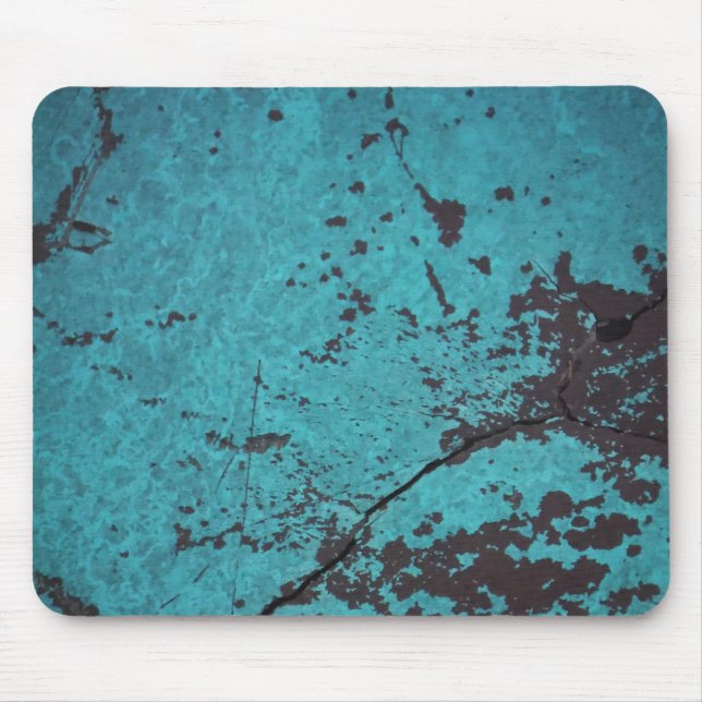 Mousepad Turquoise Blue Rusted (Frente)