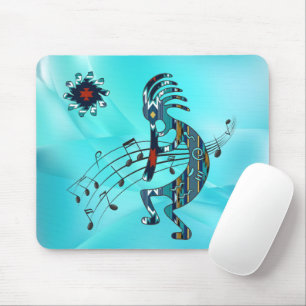 Mousepad Turquoise Kokopelli