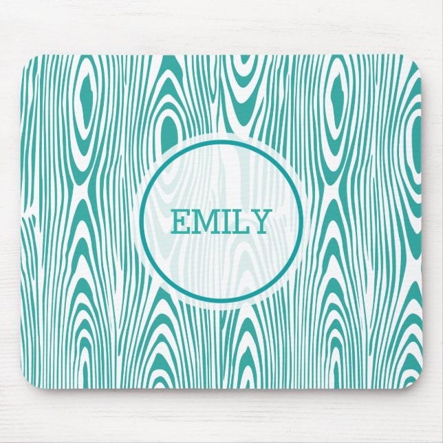 Mousepad Turquoise Madeira Grain (Frente)