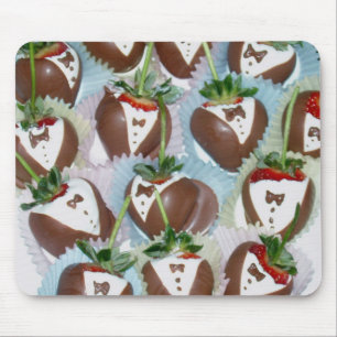 Mousepad Tuxedo Morangos