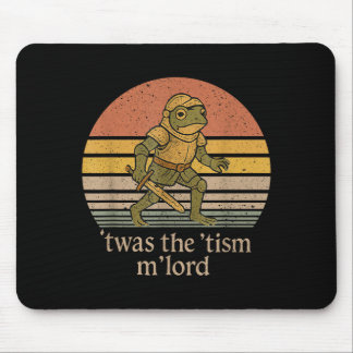 Mousepad Twas The Tism M Lord Frog Knight - Autism Awarenes
