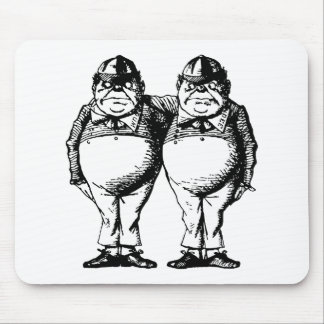 Mousepad Tweedle Dee e Tweedle Dum coberto