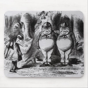 Mousepad Tweedledum e Tweedledee