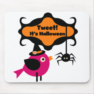 Mousepad Tweet Halloween T-shirts e presentes