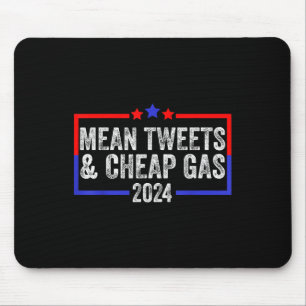 Mousepad Tweets Médios E Gás Barato Engraçado 2024 Pro Trum