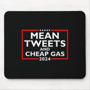 Mousepad Tweets Médios E Gás Barato Engraçado 2024 Pro-Trum