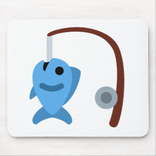 Mousepad Twitter emoji - Fishing