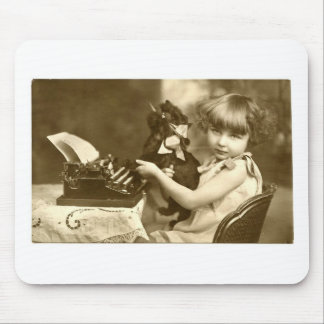 Mousepad Typewriter girl