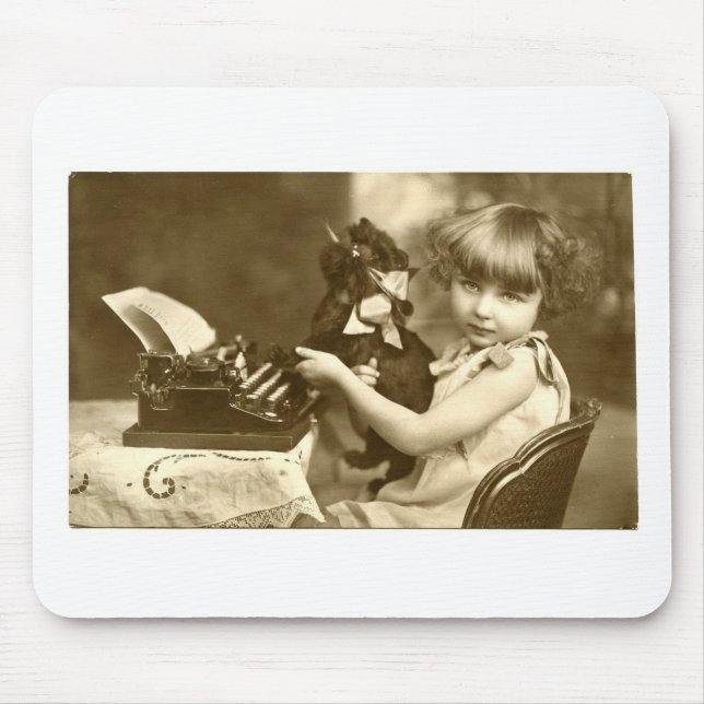 Mousepad Typewriter girl (Frente)