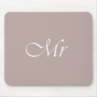 Mousepad Typografia Beige