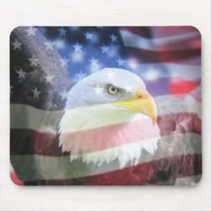 Mousepad U.S.A. Eagle & bandeira