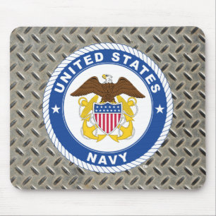 Mousepad U.S. Crista do oficial do marinho