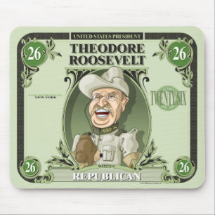 Mousepad U.S. Presidentes Mousepad: #26 Theodore Roosevelt
