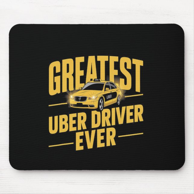 Mousepad Uber Driver Uber Engraçado de Driver Uber 1 (Frente)