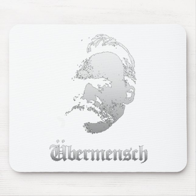 Mousepad Ubermensch – Friedrich Nietzsche Best German Philo (Frente)