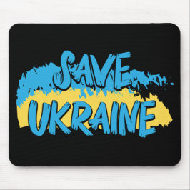MOUSEPAD UCRÂNIA DE SALVAMENTO AZUL E AMARELO