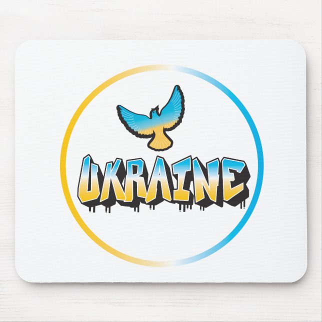 Mousepad Ucrânia Dove.ai (Frente)
