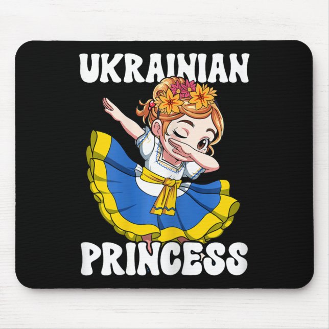 Mousepad Ucrânia Princesa Ucraniana  (Frente)