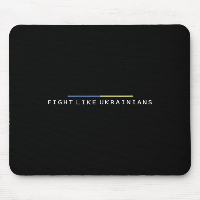 Mousepad Ucraniano Zelensky Ucrânia Exército Verde Lutar Co (Frente)