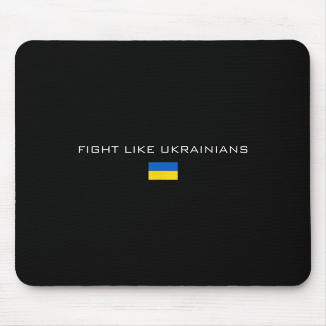 Mousepad Ucraniano Zelensky Ucrânia Exército Verde Lutar Co (Frente)